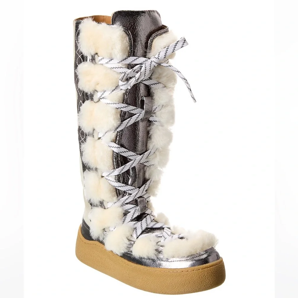 Free People Wilder Mukluk Suede & Shearling Boot